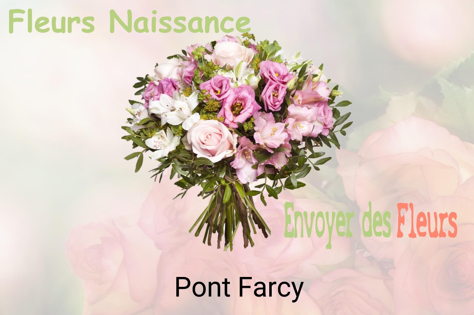 Bouquet de fleurs de naissance livré à Pont-Farcy